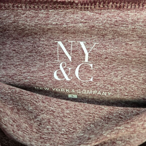 NWT New York & Company Hooded Kangaroo Pocket Sweatshirt Size Large - Picture 3 of 9